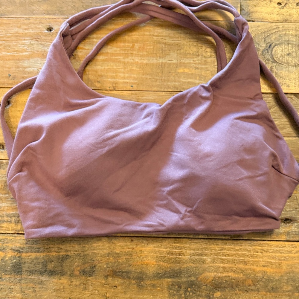 Bombshell Sportswear Barbell Sports Bra Mauve